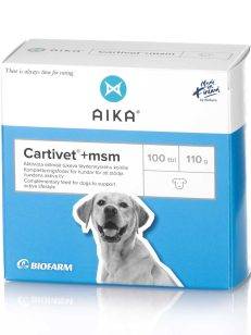 Aika Cartivet+msm 200 tabl