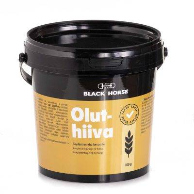 Black Horse Öljäst, 700 g vikt - bryggerijäst för hästar