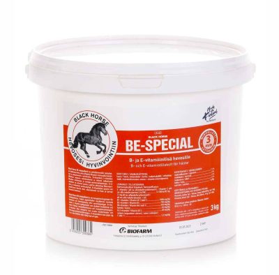 Black Horse BE-Special Minipellets, 3 kg vikt paket - B- & E-vitaminer för hästar