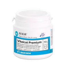 Vitalcat Premium innehåller för katten nödvändiga vitaminer.