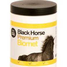 Black Horse Premium Biomet, 600 g - Biotin och DL-metionin för hästar